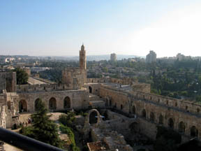 Old city of David in Jerusalem - Copyright Eyalos